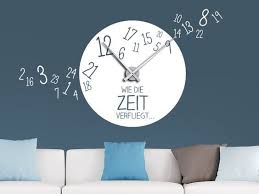 Wandtattoo Uhr Wie Die Zeit Verfliegt Wanduhr Wandtattoo De Wandtattoo Uhr Wandtattoo Wanduhr
