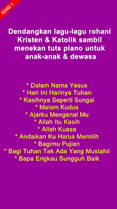 Cinta yesus 13 february 2015. Suara Piano Lagu Rohani For Android Apk Download