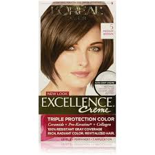 L'oreal paris excellence triple protection permanent hair color creme, dark brown 4 1 ea (pack of 2) 4.6 out of 5 stars. L Oreal Paris Excellence Creme Permanent Hair Color 5 Natural Medium Brown Walmart Com Walmart Com