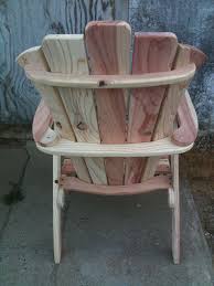 Here Is A View From The Back Everything Is Rounded Off And Sanded Ready For A Coat Of Sealer They Used Outdoor Furniture Rustic Outdoor Furniture Diy Chair