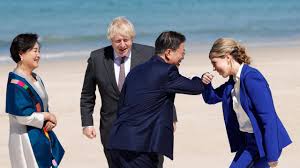 Despite, at 33, being the youngest spouse at the g7 summit next week the new mrs johnson's choice of outfits shows intent beyond her years and experience. Johnson Hints At Delay To Full Lifting Of Pandemic Curbs
