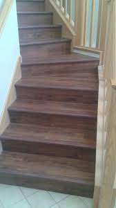These Stairs Are So Beautiful Great Job Harry I Cant Believe Its Not Hardwood Its Actually Luxury Vinyl Plank So A House Flooring Stairs Luxury Vinyl Plank