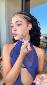 my quick island gyal makeup 🌺💙 #grwmmakeup , products