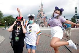 Disneyland paris is an entertainment resort with two amusement parks, disneyland and walt disney studios. Masks And Mickey Disneyland Paris Reopens After Four Month Closure Business Photos Gulf News