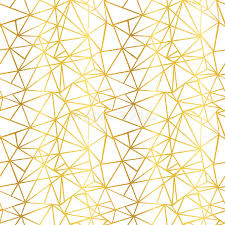 Shop our gold wallpaper today! Vector White And Gold Foil Wire Geometric Mosaic Triangles Repeat Seamless Pattern Background Can Be Used For Fabric Stock Vector Illustration Of Repeat Print 90317722