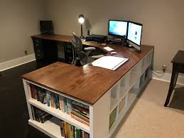 Cubby Bookshelf Corner Desk Combo Diy Projects Office Desk Designs Diy Office Desk Home Office Furniture