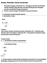 Terangkan tiga faktor yang menyebabkan keluk permintaan sesuatu barang anjal. Konsep Keanjalan Harga Permintaan