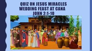 What was the last miracle jesus performed before he died? Bible Quiz For Children Wedding Feast At Cana Children Bible School Sebastian Braganza Youtube