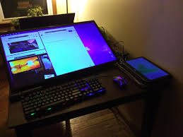 I want a 32 inch tv that is full hd. 42 Inch Screen Turned Out To Work Better As Bedroom Television Replacing 32 Inch Tv That Will End Up Working Better For My Drafting Table Setup Concept To Come Crappy Wish Com Keyboard