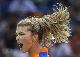 Het team is al gekwalificeerd voor de olympische . Tess Wester Keepster Van De Oranje Handbalsters Handbal Olympische Spelen Sport