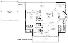 3 bedrooms 3 beds 1 floor 2.5 bathrooms 3 Bedrooms 2 5 Baths Master Downstairs 2 Bedrooms Upstairs Back Porch Car Port 2 Upstairs Country Style House Plans Floor Plan Design Southern House Plan