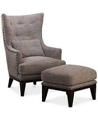 Roselake Fabric Accent Chair Ottoman Set Created For Macy S Chair And Ottoman Set Fabric Accent Chair Chair And Ottoman