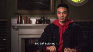 October Faction star Gabriel Darku on his out & proud gay character Geoff  Allen - YouTube