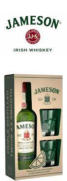 A full bottle of jameson is not included with this gift set. Buy Jameson Irish Whiskey Tumbler Glasses Gift Pack Online