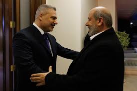 Minister of Foreign Affairs Hakan Fidan met with Hamas delegation headed by  Halil el-Hayya, Member of Hamas Political Bureau, in Ankara.