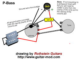 Is a visual representation of the components and cables associated with an electrical connection. Music Instrument Fender Squier P Bass Wiring Diagram