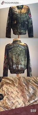 Ed Hardy By Christian Audigier Jacket Size Xl Fashion Clothes Design Christian Audigier