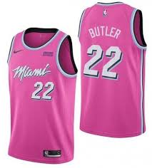 (cnn) miami heat guard jimmy butler has been very vocal about wearing a jersey with no name on the back. Men Miami Heat 22 Jimmy Butler Pink Swingman Basketball Jersey New Day Stock