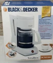 Make your favourite coffee anytime with the black & decker programmable coffee maker. Black Decker 12 Cup Versabrew Space Saver Coffee Maker White Dcm1300 50875515482 Ebay