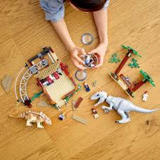 She is the latest attraction in jurassic world. Lego Jurassic World Indominus Rex Vs Ankylosaurus 75941 By Lego Barnes Noble