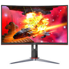 While some peripherals like mice, gamepads and one example is the aoc c24g1 , a slightly older gaming monitor that still delivers very respectable. Aoc 32 Wqhd 165hz 1ms Gtg Curved Va Led Freesync Gaming Monitor Cq32g2s Black Red Best Buy Canada