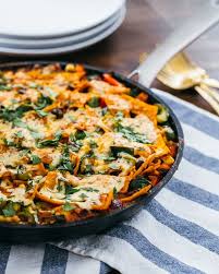Vegetarian Skillet Enchiladas A Couple Cooks Recipe Vegetarian Enchiladas Vegetarian Recipes Recipes