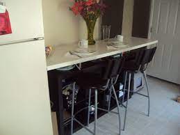 Gather around the table and hear the family. Expedit Bar Table Ikea Hackers