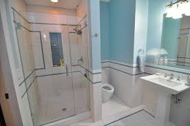 Beadboard to replicate her grandmother's bathroom, corley requested that her contractor install white beadboard from the floor to above eye. Small Bathroom Beadboard Bathroom Furniture In Bathroom Ideas With Beadboard And Tile