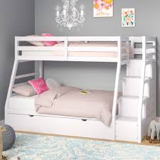 This twin over twin bunk bed with trundle is constructed of pine wood which is very durable and sturdy, you can use it for a long time. Kids Trundle Beds You Ll Love In 2021 Wayfair