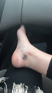 Sea turtle tattoos are cute colorful tattoo designs. First Of Many Seaturtle Tattoo Ankletat Ink New Simpletattoo Linework Art Inspo Ankle Tattoos For Women Turtle Tattoo Designs Tiny Tattoos
