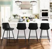 Amazon.com: Cozyman 24 inch Counter Stool, Modern Bucket ...