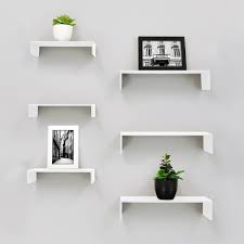 Kiera Grace Wall Shelf 6 Piece Set Wall Shelves Shelves Floating Wall Shelves