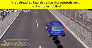 Este permis ca autovehiculele să fie echipate cu sisteme sonor antifurt. Chestionare Auto In Ce SituaÅ£ii Se Interzice CirculaÅ£ia Autoturismelor Pe Drumurile Publice