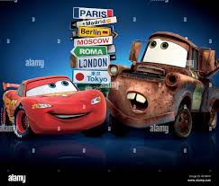 Rayo Mcqueen Mater Poster Cars 2 2011 Fotografia De Stock Alamy