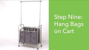 It's easy to keep sockets and cables out of sight but close at hand with the cable outlet at the back. How To Assemble Your Portable 3 Bag Laundry Sorter From Mdesign Youtube