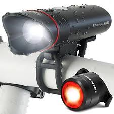 Cycle Torch Shark 500 Usb Rechargeable Bike Light Set Free Led Taillight Included Super Bright 500 Lumens Fits All Bicycles Hybrid Road Mtb Easy Insta Bike Lights Bike Headlight Bike Lights Led