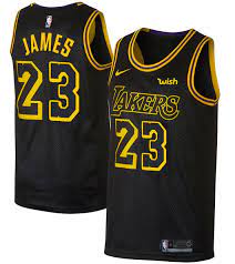 | nwt lebron james lakers nike swingman city jersey size 48 yellow nba kobe new. Lakers Black Lebron Jersey 118682