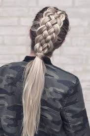 Cool Braided Ponytail Vikings Inspired Hairstyles For Women Viking Hairstyles Women Hair Hairstylesforwomenbraids Long Hair Styles Hair Hacks Hair Styles