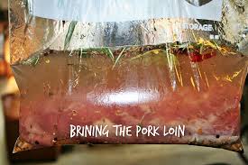 Pork loin has little fat, so the meat doesn't have a source of moisture to keep it juicy while smoking. Herb Brined Pork Loin Recipe Pork Loin Recipes Pork Loin Brine Pork Loin