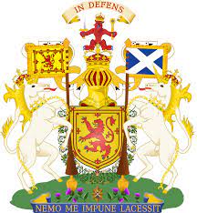 Erst mit der vereinigung großbritanniens und irlands Wappen Von Schottland