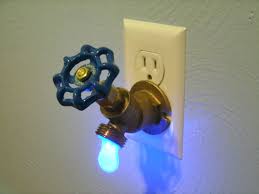 Blue Led Faucet Valve Night Light On Etsy So Cool Luces De La Noche Articulos De Decoracion Decoracion De Unas