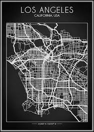 Los Angeles Map By Zapista Ou In 2021 Los Angeles Map Los Angeles Map Art Map Art Print