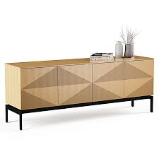Designer host storage by coalesse is a contemporary credenza that gracefully complements offices and a contemporary and subtly designed storage unit that gracefully complements any office or. Zona White Oak Modern Credenza By Bdi Eurway Furniture