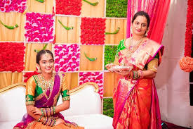 Rithika Half Saree Function Pixeleye Photography Half Saree Function Half Saree Saree