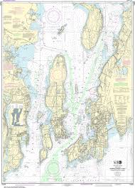 Noaa Nautical Chart 13223 Narragansett Bay Including Newport Harbor