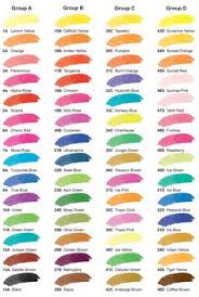 Set Of 56 Colors A B C D 199 99 Drawing And