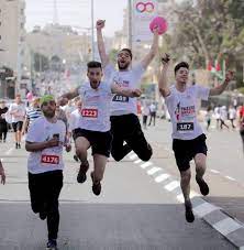 The film featured sam as a little boy dressed in orange footy pajamas with his burlap sack head covering, as he is being stalked by a stranger on halloween night. Arabic Follow Do You Palestine Marathon Ù…Ø§Ø±Ø§Ø«ÙˆÙ† ÙÙ„Ø³Ø·ÙŠÙ† Facebook