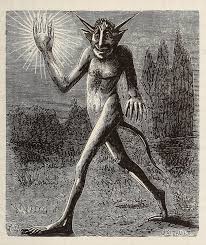 Yan Gant Y Tan Has Five Candles On The Five Fingers Of His Right Hand That He Uses To Illuminate His Nightly Wanderings Seeing Hi Demon Demon Art Dark Fiction