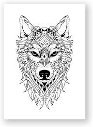 Loup dessin mignon a imprimer. Epingle Sur Tatuagem