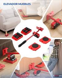 LD-288 Elevador de Muebles 🛠️✨🛋️ 😍 Mueve muebles pesados sin esfuerzo y  sin ayuda. La herramienta que te facilita todo en casa. 🔹 💪 Ahorra  esfuerzo al levantar y mover muebles 🔹